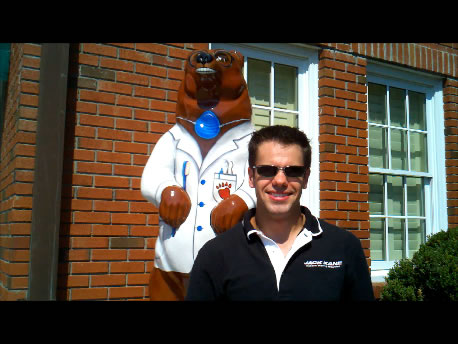 zane with dr paw